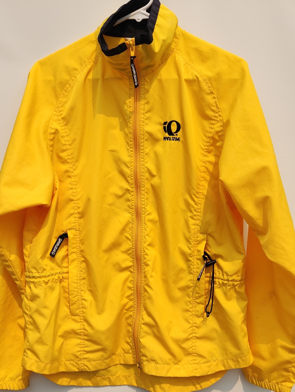 Pearl Izumi Bright Yellow Kids' Rain Jacket with Black Trim